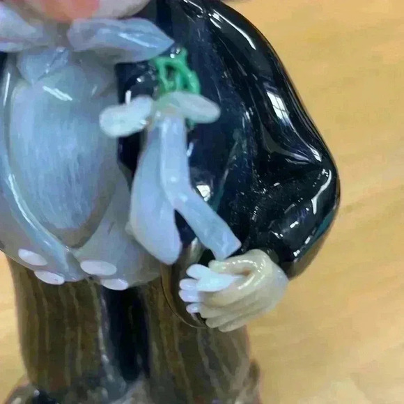 1950s Czechoslovakian blown glass groom. - Picture 3 of 7